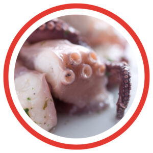 carpacci gastronomia la sorgente - polpo