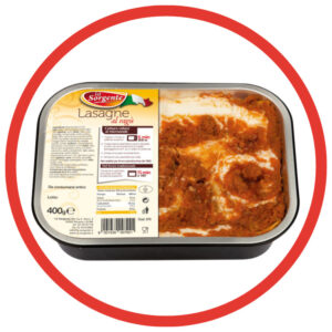 primi piatti gastronomia piatti pronti alluminio la sorgente - lasagne