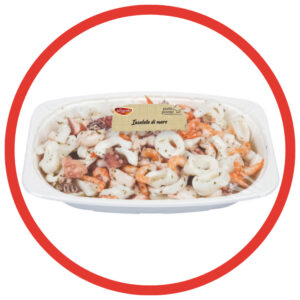 antipasti banco gastronomia per ristorazione la sorgente - insalata di mare antipasto di pesce